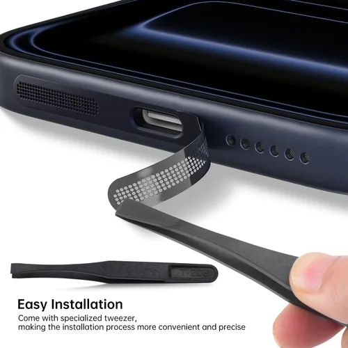 Miniatura 6 de 10PCS iPhone Speaker Cover Compatible with iPhone 17 Pro Max (17Max) Earpiece Speaker Mesh, iPhone 17 Pro Max Speaker Dust Cover, iPhone 17 Pro Max