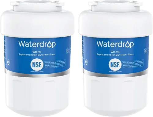 Miniatura 11 de Waterdrop MWF NSF 53&42 Filtro de agua para refrigerador, compatible con GE SmartWater MWF, MWFINT, MWFP, MWFA, GWF, HDX FMG-1, GSE25GSHECSS