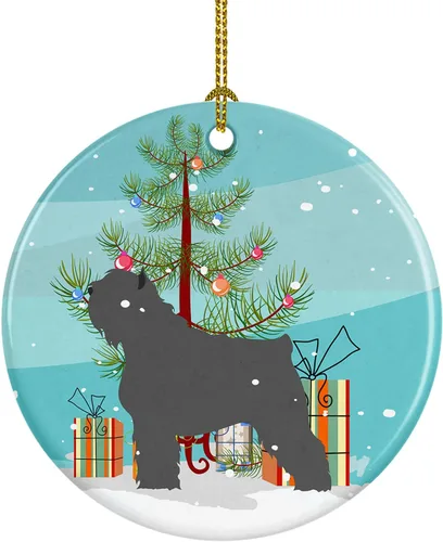 Miniatura 49 de Caroline's Treasures American Toy Fox Terrier - Adorno de cerámica de Navidad para colgar en el árbol de Navidad, decoración para el hogar, Navidad