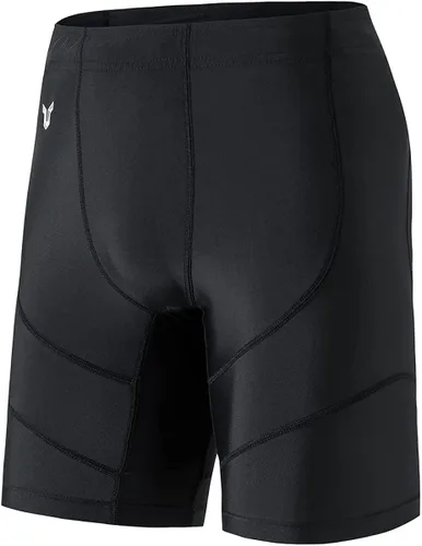HUGE SPORTS Pantalones cortos de natación de compresión para hombre, pantalones cortos de natación de secado fresco y seco, pantalones cortos de