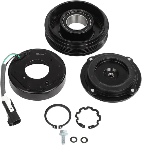 Miniatura 23 de cciyu Embrague del compresor del aire acondicionado para Ford Focus 2.0L 2000-2002 Asamblea de compresores de reparación de automóviles 57162 58162