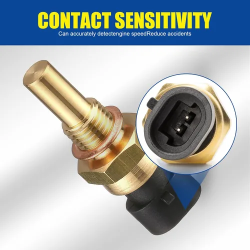 Miniatura 4 de 1 paquete de sensor de temperatura del motor del coche con enchufe, sensor de temperatura ECT de metal duradero para vehículos, piezas de reemplazo