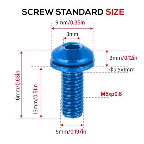 Miniatura 2 de CNC Pernos de jaula de botella de agua, pernos de jaula de botella de bicicleta, azul