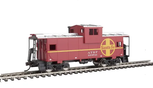 Miniatura 2 de Walthers Trainline HO Scale Model Atchison, Topeka & Santa Fe Vision Caboose, modelo: 931-1503