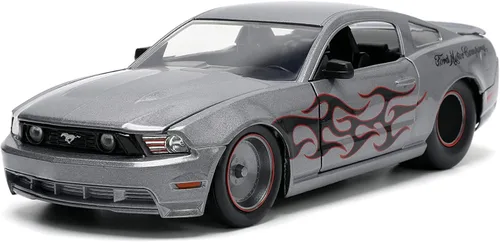 Jada Toys Big Time Muscle 1:24 2010 Ford Mustang GT - Coche fundido a presión, juguetes para niños y adultos