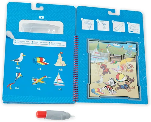 Miniatura 4 de Melissa & Doug PAW Patrol Water Wow! Chase Water Reveal Travel Book Activity Pad 3+ Regalo para niño o niña