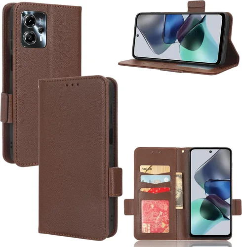 Miniatura 270 de Funda de piel sintética compatible con Motorola Moto E22 4G, funda de piel sintética compatible con Motorola Moto E22i 4G, color negro