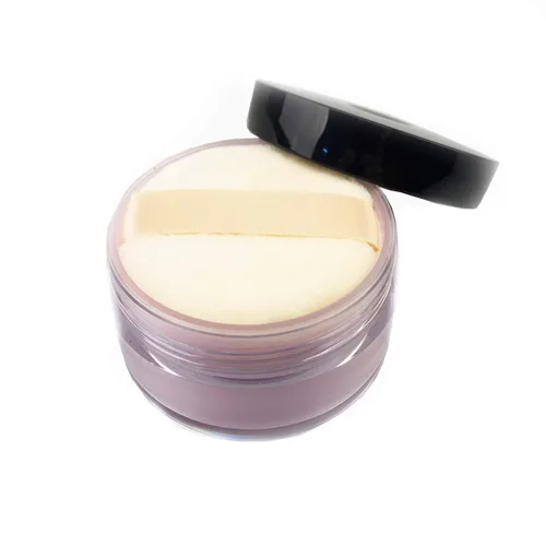 Paleta de maquillaje en polvo translúcido para rostro suelto, base de polvo de ajuste suelto, color rosa cálido (4#)