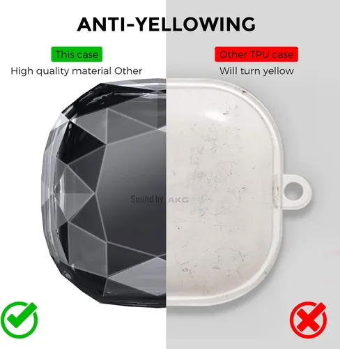 Miniatura 6 de AHASTYLE Compatible con Funda para Samsung Galaxy Buds FE (2023)/Galaxy Buds 2/Galaxy Buds Pro/Galaxy Buds Live Estuche rígido de PC