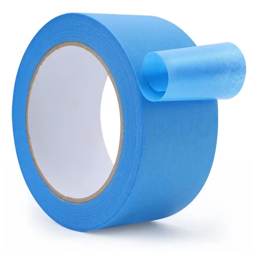 Lichamp Cinta azul para pintores, 1 paquete de cinta de papel de 1.9 pulgadas por 55 yardas, cintas azules para manualidades y artes