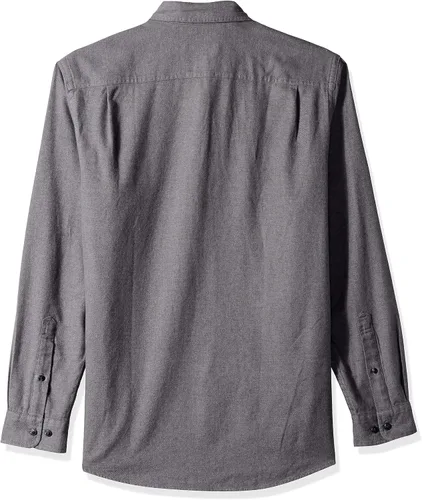 Miniatura 2 de Tienda Essentials - Camisa de franela de manga larga con ajuste regular y dos bolsillos para hombre