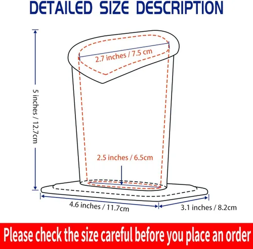 Miniatura 2 de Soporte protector para anteojos de escritorio con forro de felpa antiarañazos