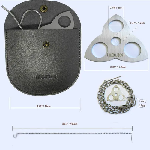 Miniatura 5 de Accesorios para tablero de trípode de campamento: convierte las ramas en parrilla trípode para fogata para cocinar, equipo y equipo de campamento