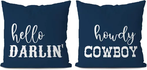 Miniatura 6 de KEUSPI Fundas de almohada occidentales, decoración del hogar occidental, fundas de almohada occidentales de 16 x 16, fundas de almohada