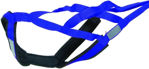 Miniatura 3 de Neewa Arnés X-Back Racing – Grande, rojo Equipo duradero para esquiar en trineo para perros Ajuste cómodo ajustable Cuello 17 pulgadas, pecho