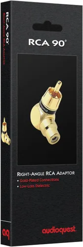 Miniatura 2 de AudioQuest Adaptador RCA macho a RCA hembra de 90 grados