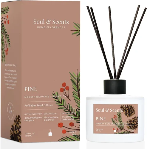Miniatura 16 de Soul & Scents Juego de difusor de varillas – Blossom Aceite perfumado recargable de 7.43 onzas con 6 varillas de fibra Fragancia y ambientador