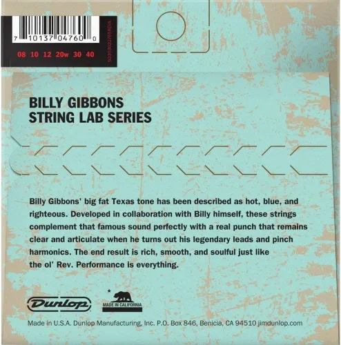 Miniatura 3 de Dunlop Rev. Willy's - Cuerdas para guitarra eléctrica, 08-40, paquete de 2