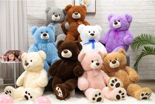 Miniatura 6 de HollyHOME oso de peluche gigante, animal de peluche, diseño de oso grande de 36 pulgadas