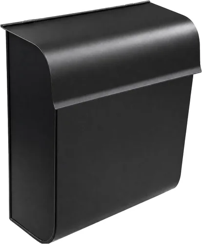 Miniatura 10 de NACH Buzón con bloqueo, 16 x 4.5 x 10 pulgadas, buzón negro con cerradura, soporte de pared impermeable para buzón - The Dominion Buzón con cerradura