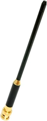 Miniatura 4 de Antena de radio de mano de doble banda VHF UHF Antena telescópica retráctil 144/430 MHz con conector BNC 4 secciones de cobre cromado antena