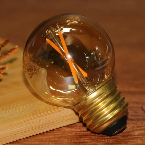 Miniatura 8 de Bombillas LED de globo G50 E26 de 6 unidades no regulables, bombilla Edison redonda pequeña de repuesto G16.5 equivalente a 15 W 20 W, luz cálida