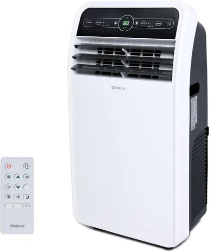 Miniatura 16 de Shinco 8,000 BTU aire acondicionado portátil con función de deshumidificador incorporada, modo ventilador, unidad de CA silenciosa que enfría