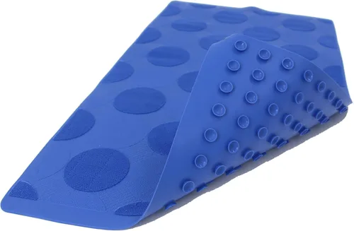SafeLand - Tapete antideslizante para baño, ducha, bañera, material TPR, ecológico, sin PVC, lavable a máquina, sin olor, con potentes ventosas de