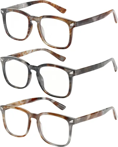 Miniatura 20 de Gafas de Bloqueo de Luz Azul para Hombres y Mujeres Gafas de Luz Azul 99% de Bloqueo Gafas para Computadora Conducción Nocturna Videojuegos