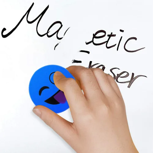 Miniatura 5 de Paquete de 40 borradores magnéticos para pizarra blanca, limpiador en seco para aula, oficina (azul, 2 pulgadas)