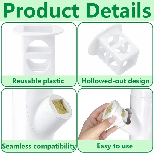 Miniatura 2 de EBaokuup 12 cubos de cultivo para sistema hidropónico, cubos de cultivo hidropónicos compatibles con yCube, cubo de cultivo reutilizable