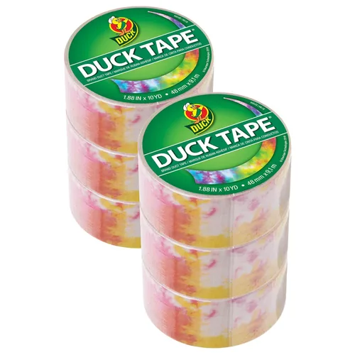 Miniatura 20 de Duck Brand Cinta adhesiva Duck impresa, 6 rollos, yute (283713_C)