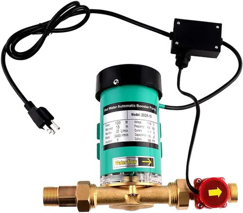 Bomba de refuerzo de presión de agua automática Shyliyu Máx.H 49 pies Máx.Flujo 7 GPM Bomba de refuerzo para ducha Bomba circuladora de agua Bomba