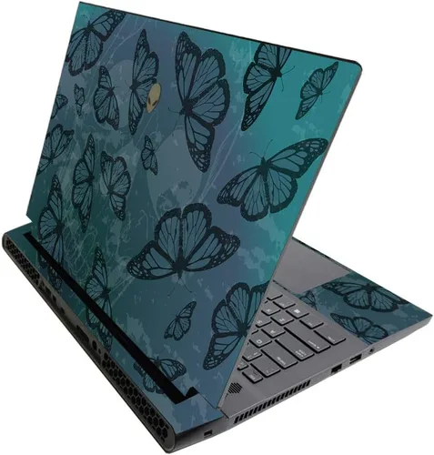 Miniatura 407 de MightySkins - Skin brillante con purpurina para Alienware M17 R3 (2020) y M17 R4 (2021) - Diversión de los años 90 Acabado duradero con purpurina