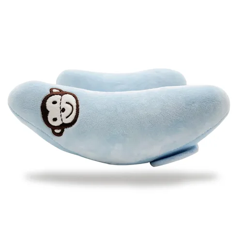 Miniatura 7 de Almohada Ajustable de Soporte para Cabeza y Cuello de Bebé, Almohada de Viaje para Bebé Cojín para Asiento de Carro, Almohada de Reposacabezas