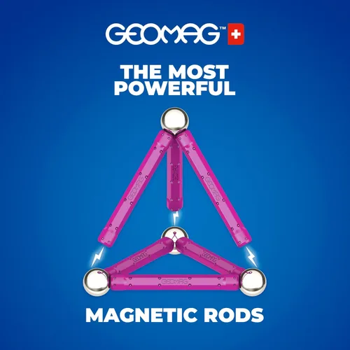 Miniatura 3 de Geomag Masterbox - Juguetes magnéticos para niños a partir de 8 años, 248 imanes educativos educativos para niños, bloques magnéticos, azulejos