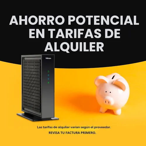 Miniatura 4 de Hitron CODA56 Módem de Internet por Cable SOLO - DOCSIS 3.1 2.5 Gbps SIN WiFi - Requiere Router Compatible con Xfinity/Spectrum/Cox NO