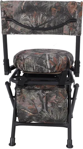 Miniatura 7 de SUNGOOYUE Camping Chair, 360 Degree Rotating, Foldable, Fishing, Hiking, Picnic, 600D Oxford Cloth, Portable Outdoor Chair