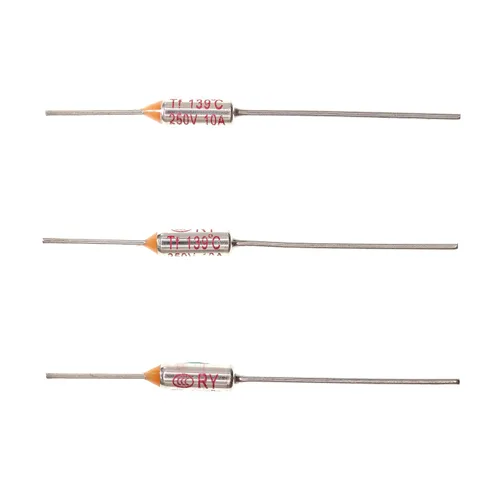 Miniatura 21 de Fusible térmico de temperatura metálica RY65 149.0 °F 149 ℉ 10A 250V 10 piezas