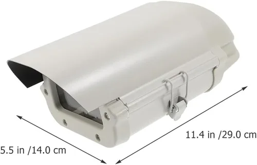 Miniatura 2 de OSALADI Cubierta de lluvia para cámara al aire libre, impermeable, a prueba de polvo, carcasa de aluminio resistente, funda protectora