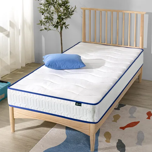Miniatura 17 de ZINUS Colchón esencial de resortes interiores de 10 pulgadas, colchón para niños, sensación de firmeza media, espumas certificadas CertiPUR-US