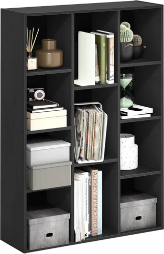 Miniatura 36 de Furinno - Estantería abierta reversible de 5 cubos, color blanco y rosado, 11069WH/PI Blanco/Rosa