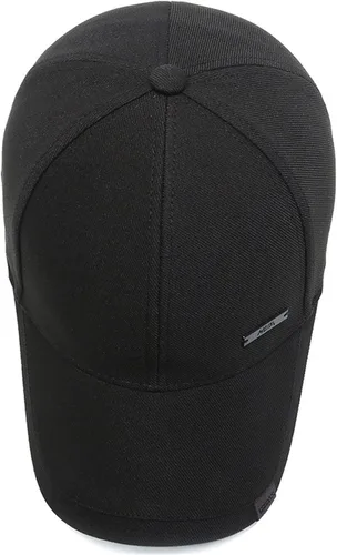 Miniatura 8 de Sombrero vintage de algodón para papá con picos de doble capa ajustable gorra de béisbol de moda para hombre
