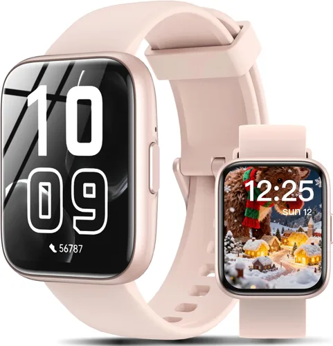 Miniatura 10 de Reloj inteligente con Alexa integrado, pantalla táctil HD de 1.83 pulgadas, rastreador de actividad física con llamadas Bluetooth, más de 120 modos