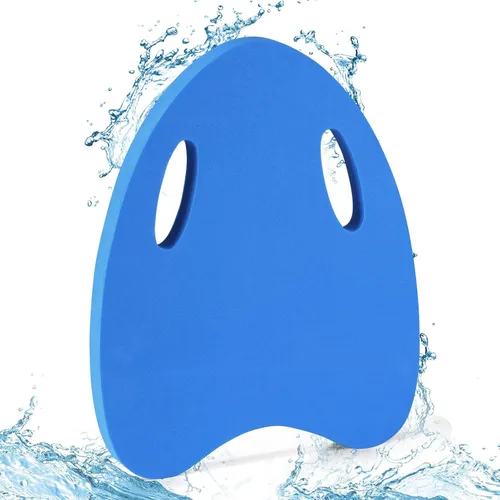 Tabla de natación para niños, tabla de entrenamiento de natación con agujero para pasamanos, tabla de natación bicolor para principiantes, tabla de