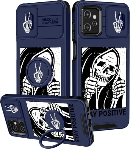 Miniatura 61 de Funermei Funda para Moto G Play 4G 2024 – Funda para teléfono para mujeres y niñas, diseño único de gato y libros, diseño único con funda