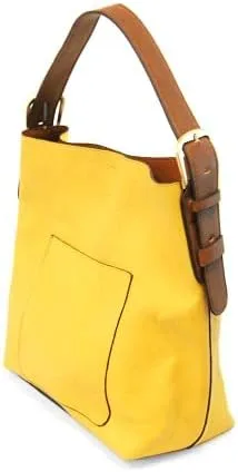 Miniatura 8 de Joy Susan - Bolsa clásica 2 en 1 para mujer, estilo hobo, Amarillo, talla única