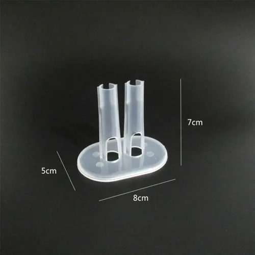 Miniatura 6 de ARTIBETTER Soporte de muñeca para pies de plástico transparente, juego de 12 piezas de 3.14 x 1.96 x 2.75 pulgadas, soporte vertical de exhibición