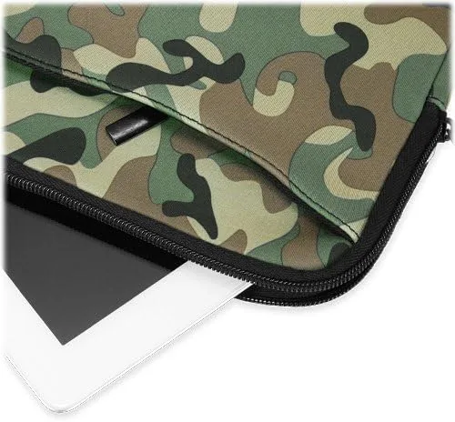 Miniatura 6 de BoxWave Funda compatible con Elgato Stream Deck XL - Traje de camuflaje con bolsillo, bolsillo de neopreno con cremallera para almacenamiento