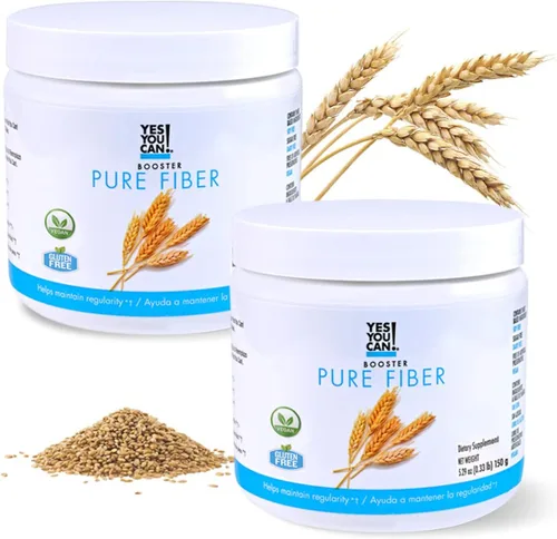 Miniatura 5 de Yes You Can! Shake Booster Pure Fiber, añadir a batidos de reemplazo de comidas completas o batidos de proteínas, Boost Shake con fibra de caña